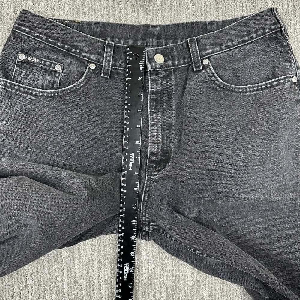 Vintage Lee Mens Jeans 36x32 Black Denim Made in USA Skater‎ Grunge Fits 34x30